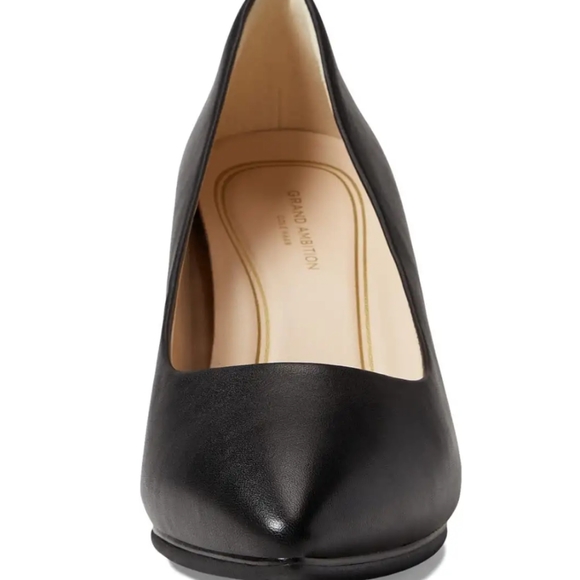 🖤GUC Cole Haan Grand OS Nike Smooth Leather Stiletto Pumps, Black, 8M - Picture 2 of 14